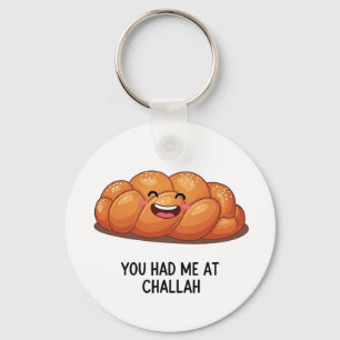 Je had me bij Challah Brood Chanoeka Joods Sleutelhanger