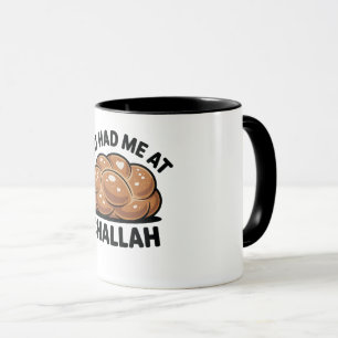 Je had me bij Challah Joods Joods Hanukkah Mok