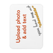 Je had me bij "chocolade" - DIY koelkast magneet (Verticaal)