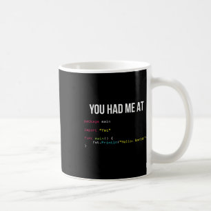 Je Had Me Bij Hello World Coder Cool Gamen Chris Koffiemok