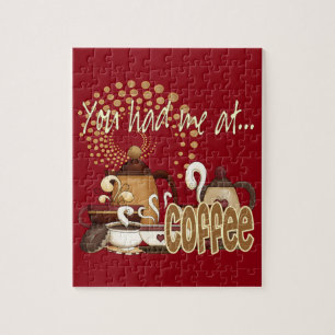 Je had me bij koffie legpuzzel