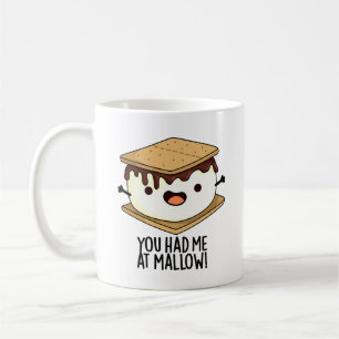 Je had me bij Mallow Funny Smore Pun Koffiemok
