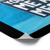 Je had me bij Meow Bengal Kitten Poster (Hoek)