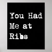 Je Had Me Bij Ribs Grappige Bbq Rib Barbecue