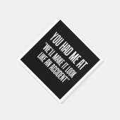 Je had me bij servet (Hoek)