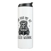 Je had me bij Trigger Warning Dark Romance Smutty Thermosbeker (Gedraaid links)