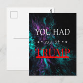 Je had me bij Trump Briefkaart (Voorkant / Achterkant)