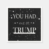 Je had me bij Trump Servet (Voorkant)