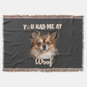 Je had me bij Woof Pommerse Hondenliefhebbers Deken
