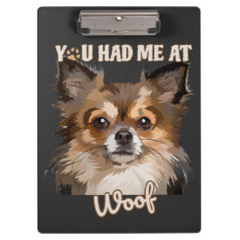 Je had me bij Woof | Pommerse Hondenliefhebbers Klembord