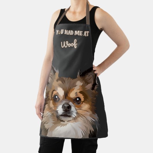 Je had me bij Woof | Pommerse Hondenliefhebbers Schort (Insitu)