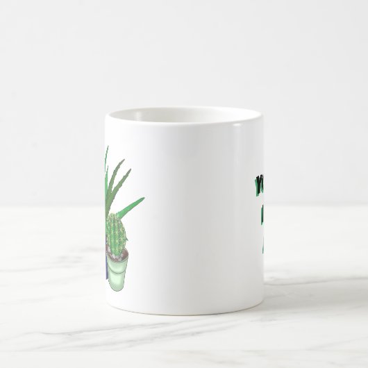 Je had me in Aloe | Funny Plant Pun Koffiemok (Center)