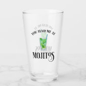 Je had me in Mojitos Glas (Achterkant)