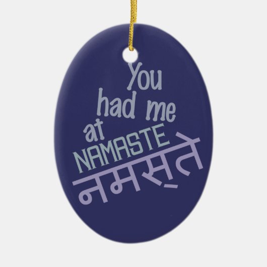 Je had me in Namaste ornament (Voorkant)