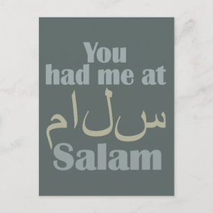 Je had me in Salam briefkaart
