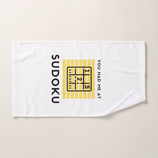 Je had me in sudoku handdoek (Handdoek)