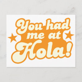 Je had me op de HOLA Mexicaanse hallo Briefkaart