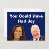 Je had vreugde kunnen hebben briefkaart (Voorkant / Achterkant)