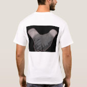 Je hand in de mijne t-shirt (Achterkant)