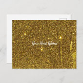 Je hart Glitter Briefkaart (Voorkant / Achterkant)