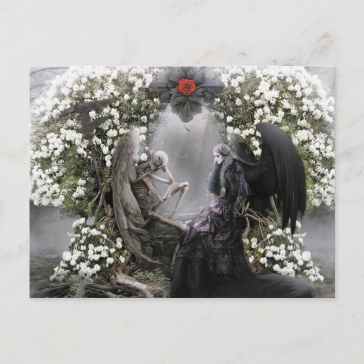 Je hart slaat me elke dag dood. briefkaart (Voorkant)