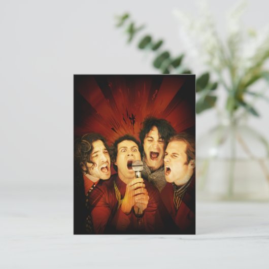 Je hart uitsteken briefkaart (Staand voorkant)