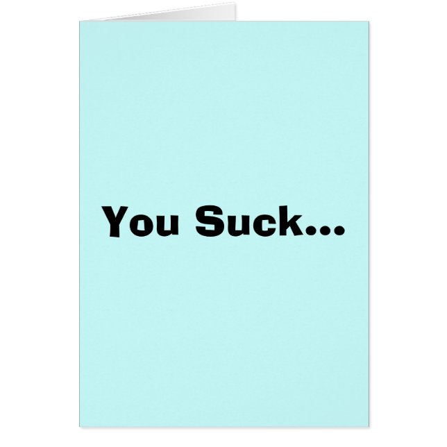 Je hebt... (Voorkant)