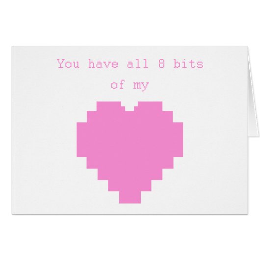 Je hebt alle 8 stukjes van mijn hart (Voorkant Horizontaal)