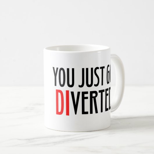 Je hebt alleen DIverted. Koffiemok (Voorkant rechts)