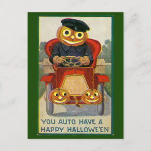 Je hebt automatisch een gelukkig Halloween Briefkaart