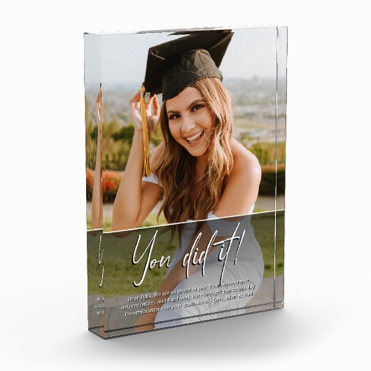 Je hebt de Aangepaste foto Afstuderen Beste Afstud (Links)