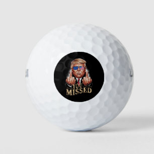 Je hebt de Donald Trump VS-verkiezing gemist Golfballen
