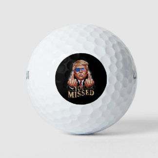 Je hebt de Donald Trump VS-verkiezing gemist Golfballen