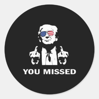 Je hebt de Republikeinse pro Trump gemist Ronde Sticker