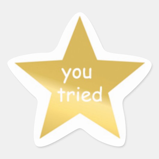 Je hebt de sticker geprobeerd (Voorkant)