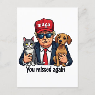 Je hebt de verkiezing van Save the Pets Trump opni Briefkaart