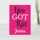 Je hebt deze aangepaste naam kaart (Voorkant)