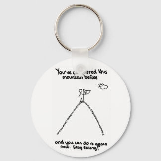 Je hebt deze berg al eerder veroverd sleutelhanger