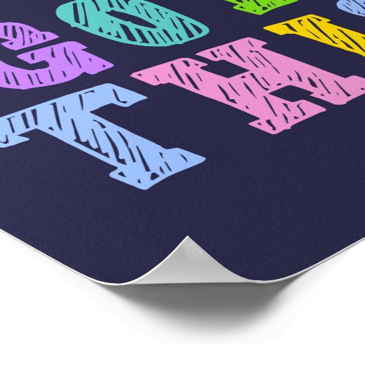 Je hebt deze droom grote Kinder kinderkamer kunst Poster (Hoek)