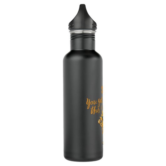 Je hebt deze grappige lachende zon met een zonnebr waterfles (Links)