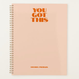 Je hebt deze roze rode Typografie Planner