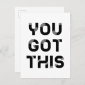 Je hebt dit briefkaart (Voorkant / Achterkant)