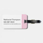 Je hebt dit - de witte lotus bagagelabel (Achterkant horizontaal)