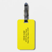 Je hebt dit! Heldergele bagagelabels (Achterkant verticaal)