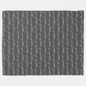 Je hebt dit Inspirerend citaat zwarte script Fleece Deken (Voorkant (Horizontaal))
