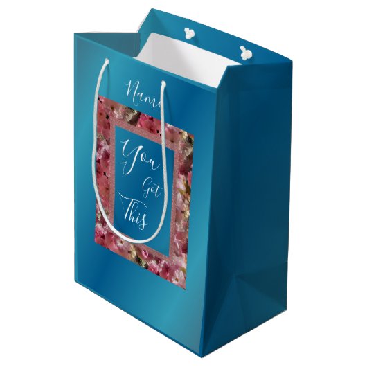 Je hebt dit Inspirerend persoonlijk Medium Cadeauzakje (Achterkant Gekanteld)