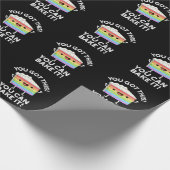 Je hebt dit, je kunt het positief maken, donkere l cadeaupapier (Hoek)