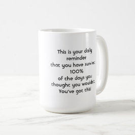 Je hebt dit koffiemok