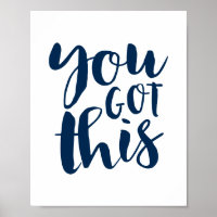 Je hebt dit, Navy Blue motivatie