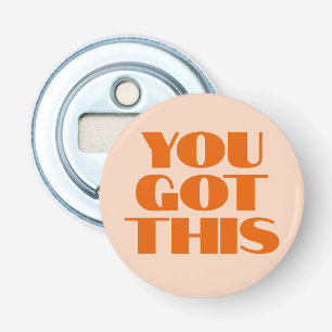 Je hebt dit roze rode Notitieboek Magnet Button Flesopener